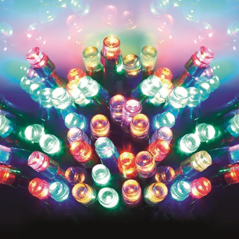 120 Multicolour LED String Lights