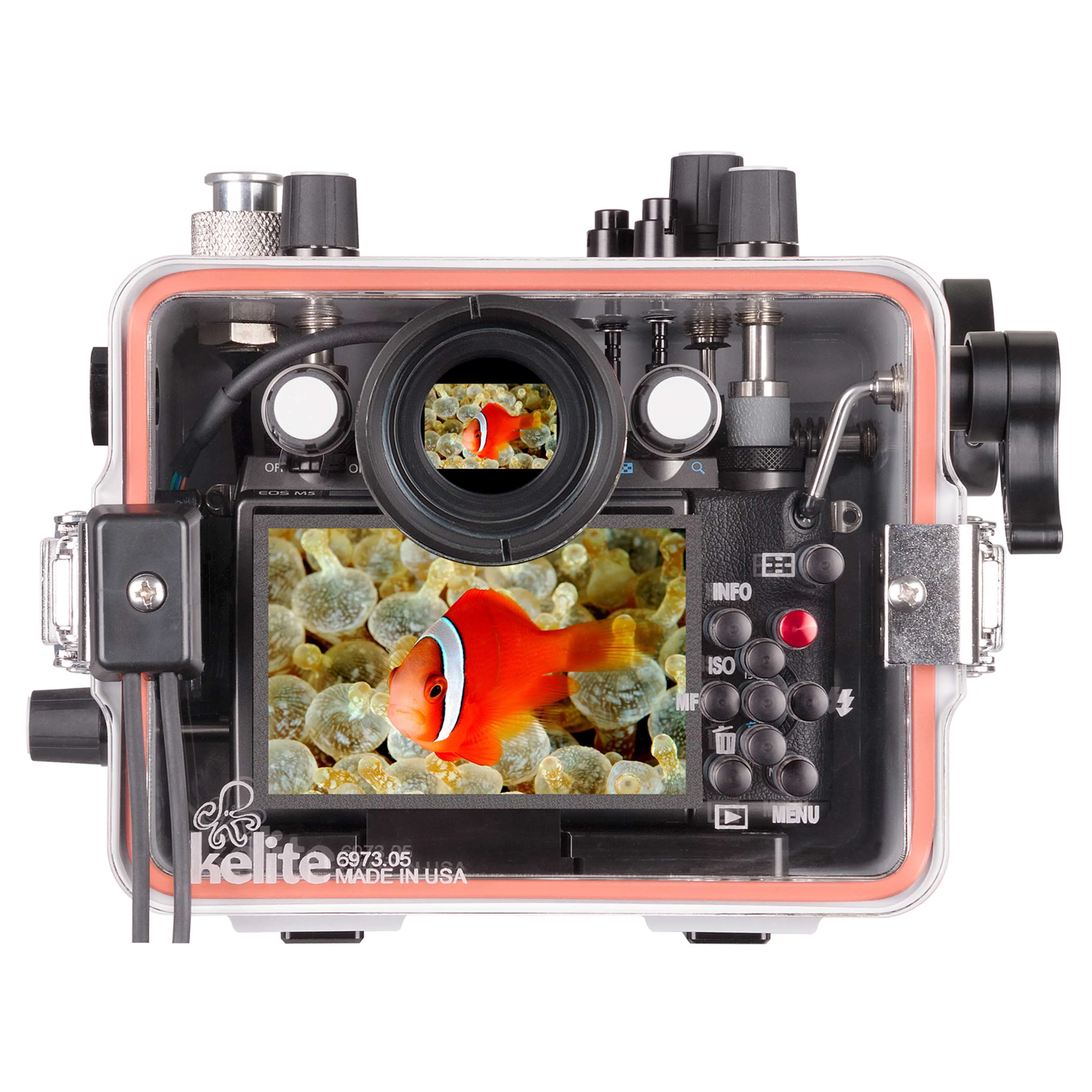 200DLM/A Underwater Housing for Canon EOS M5 Mirrorless Digital Camera