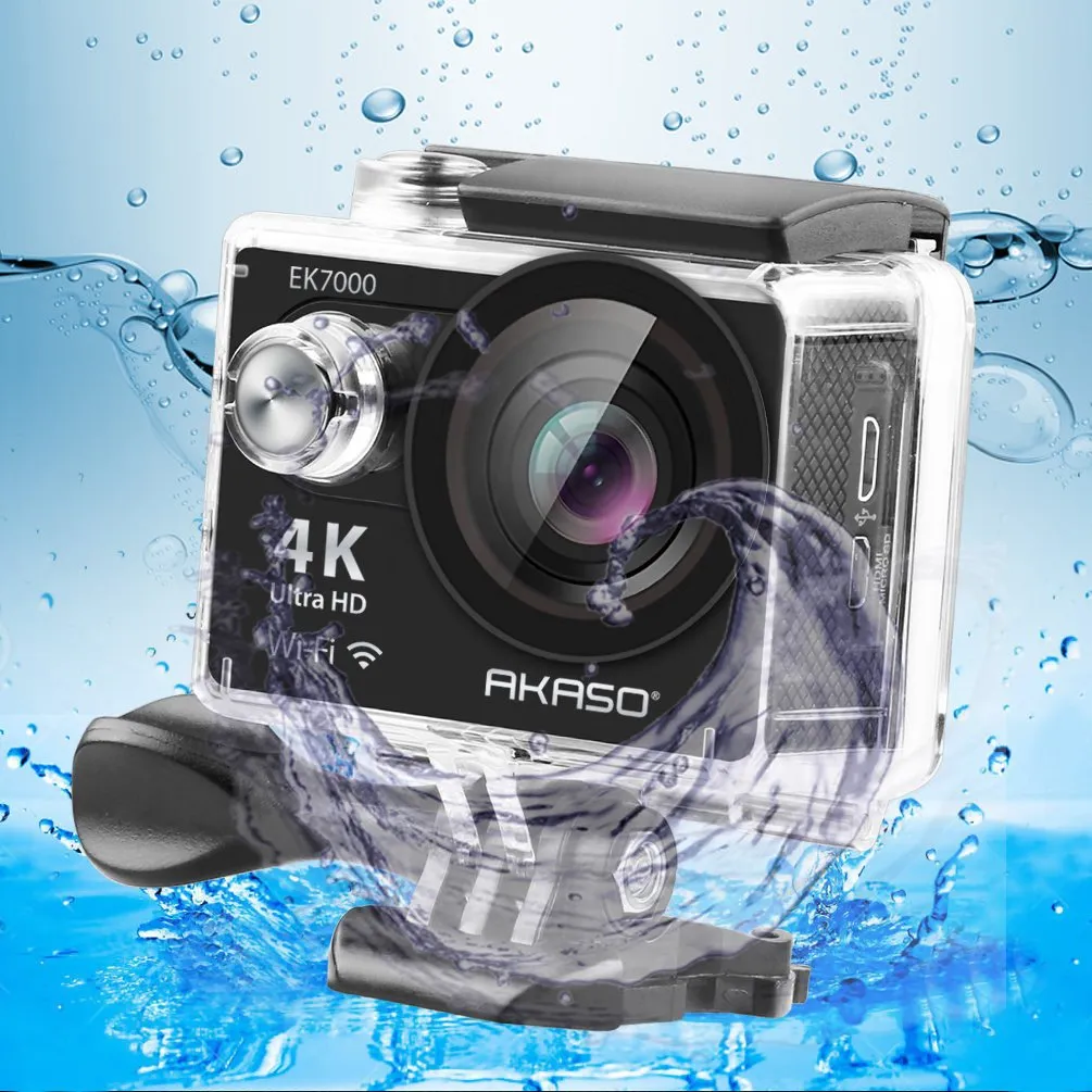 4K Ultra HD Waterproof 170 Degree Wide Angle camera