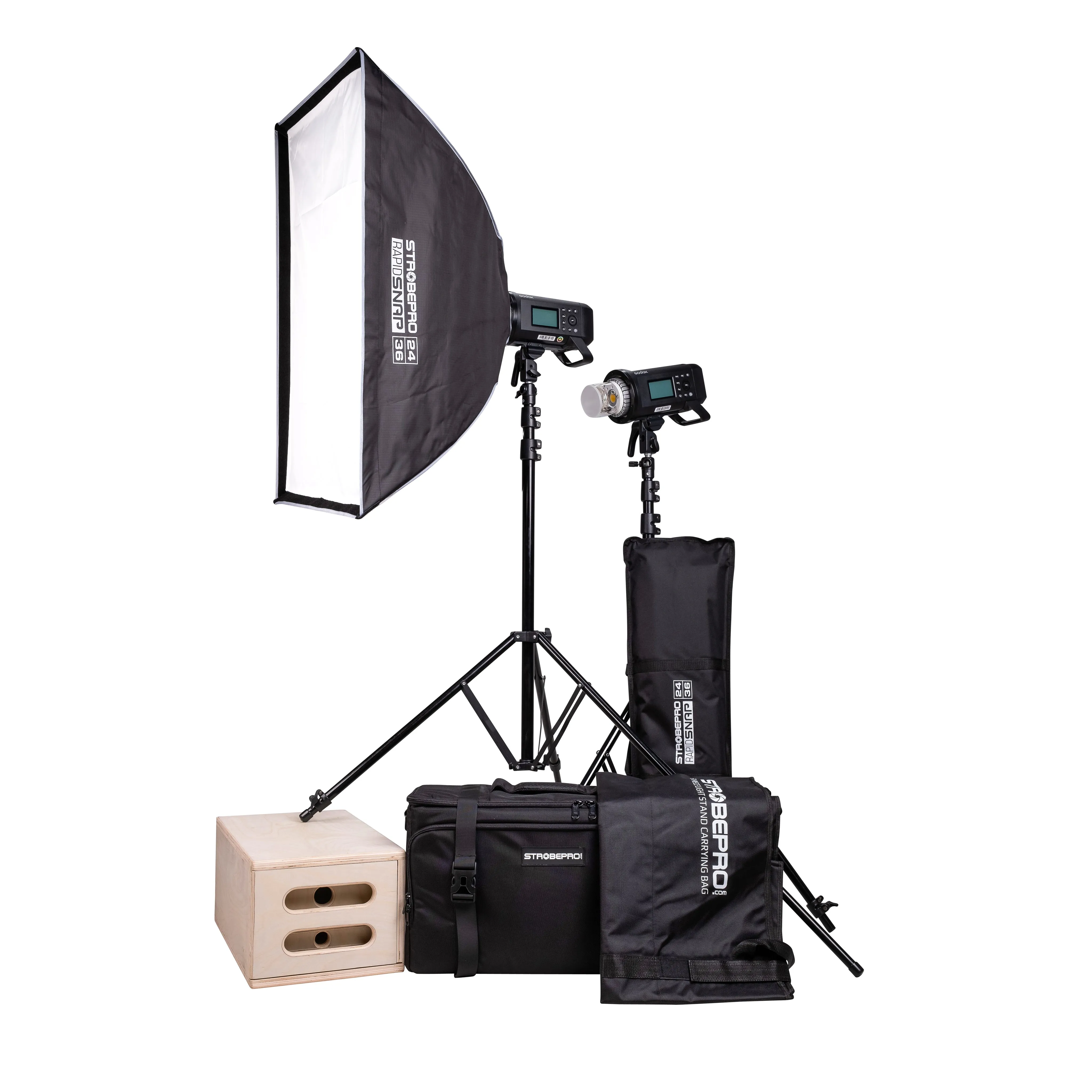 AD600 Pro II Battery Powered Location Kit - Two Lights