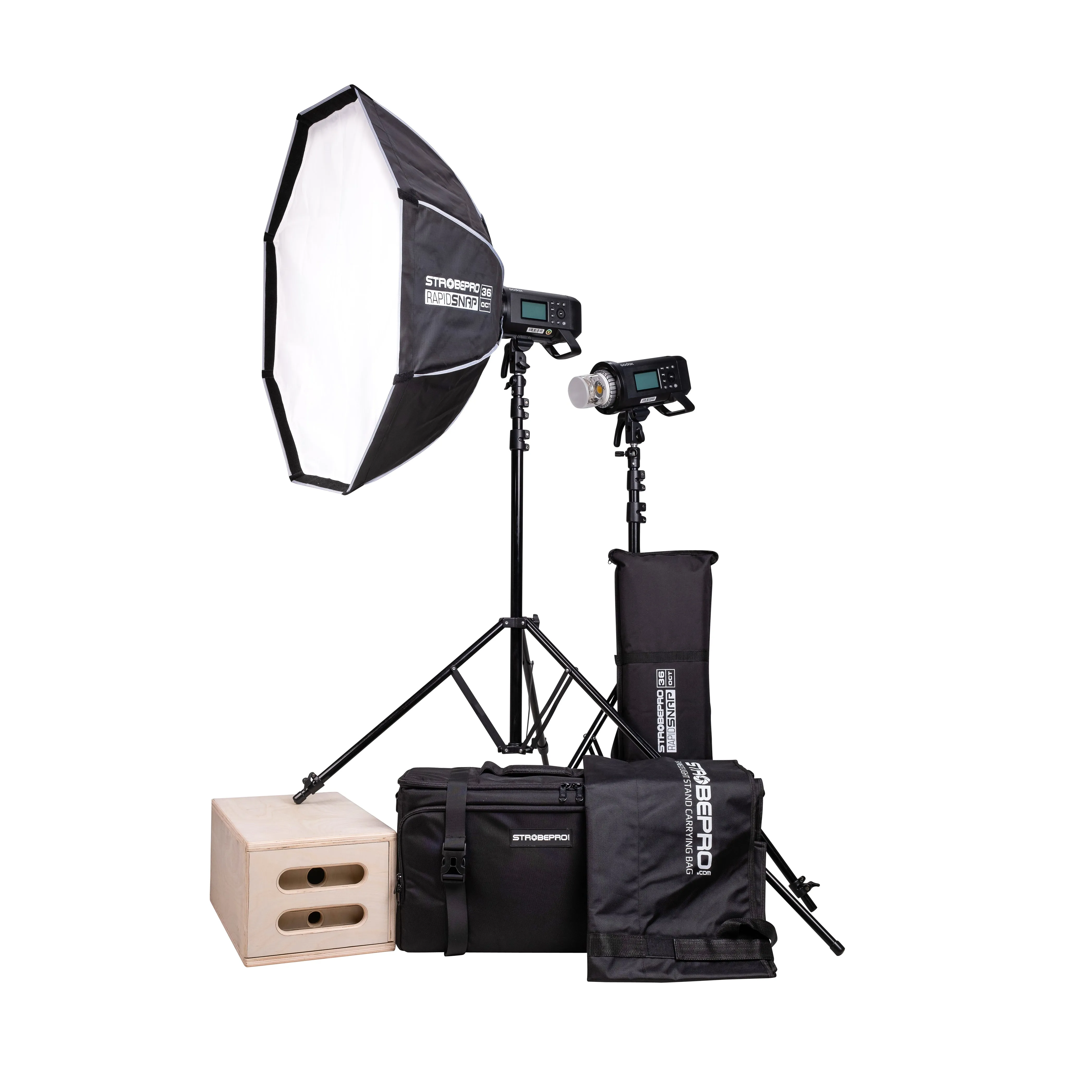 AD600 Pro II Battery Powered Location Kit - Two Lights