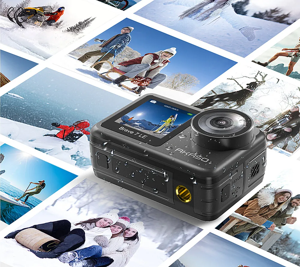 AKASO - Brave 7 LE SE 4K Waterproof Action Camera with Remote