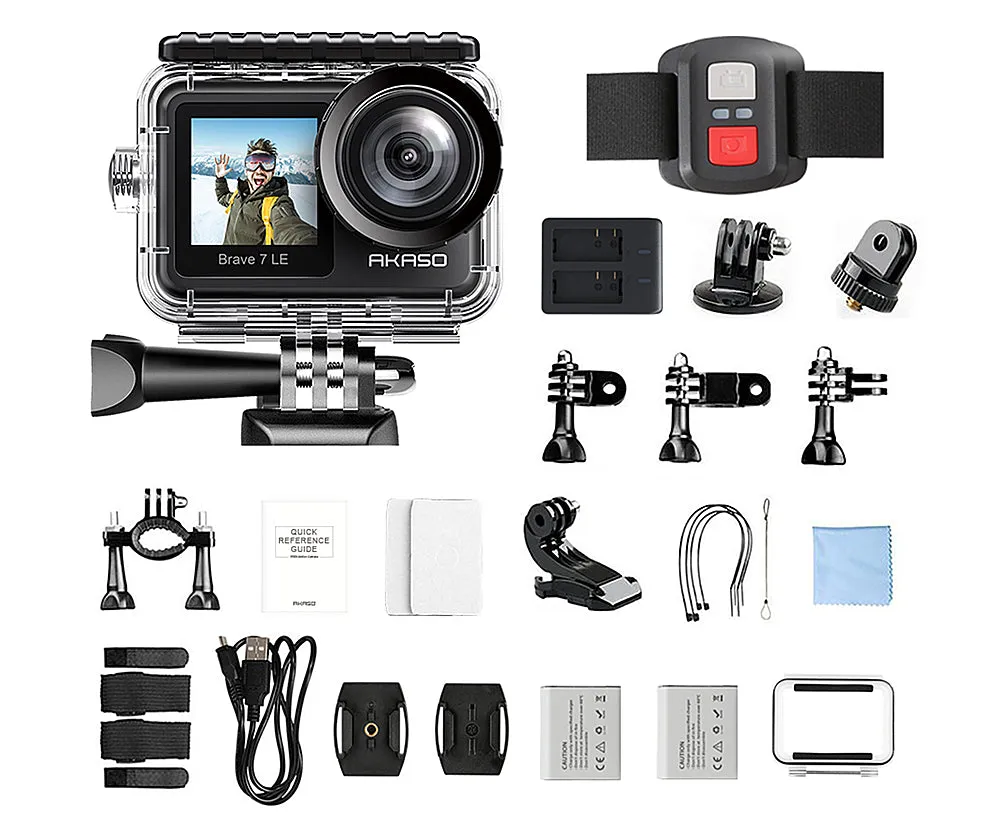 AKASO - Brave 7 LE SE 4K Waterproof Action Camera with Remote