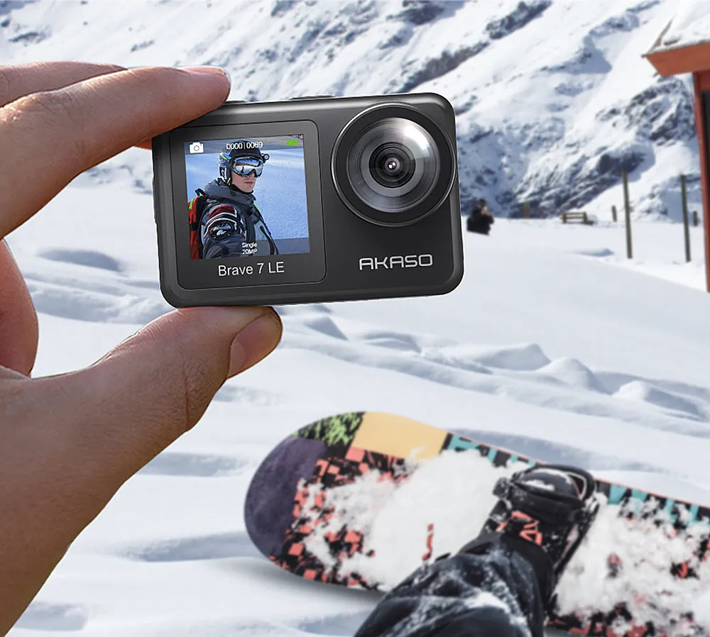 AKASO - Brave 7 LE SE 4K Waterproof Action Camera with Remote