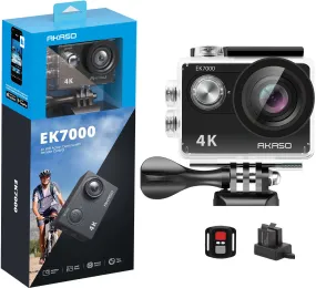 AKASO - EK7000 4K Waterproof Action Camera with Remote