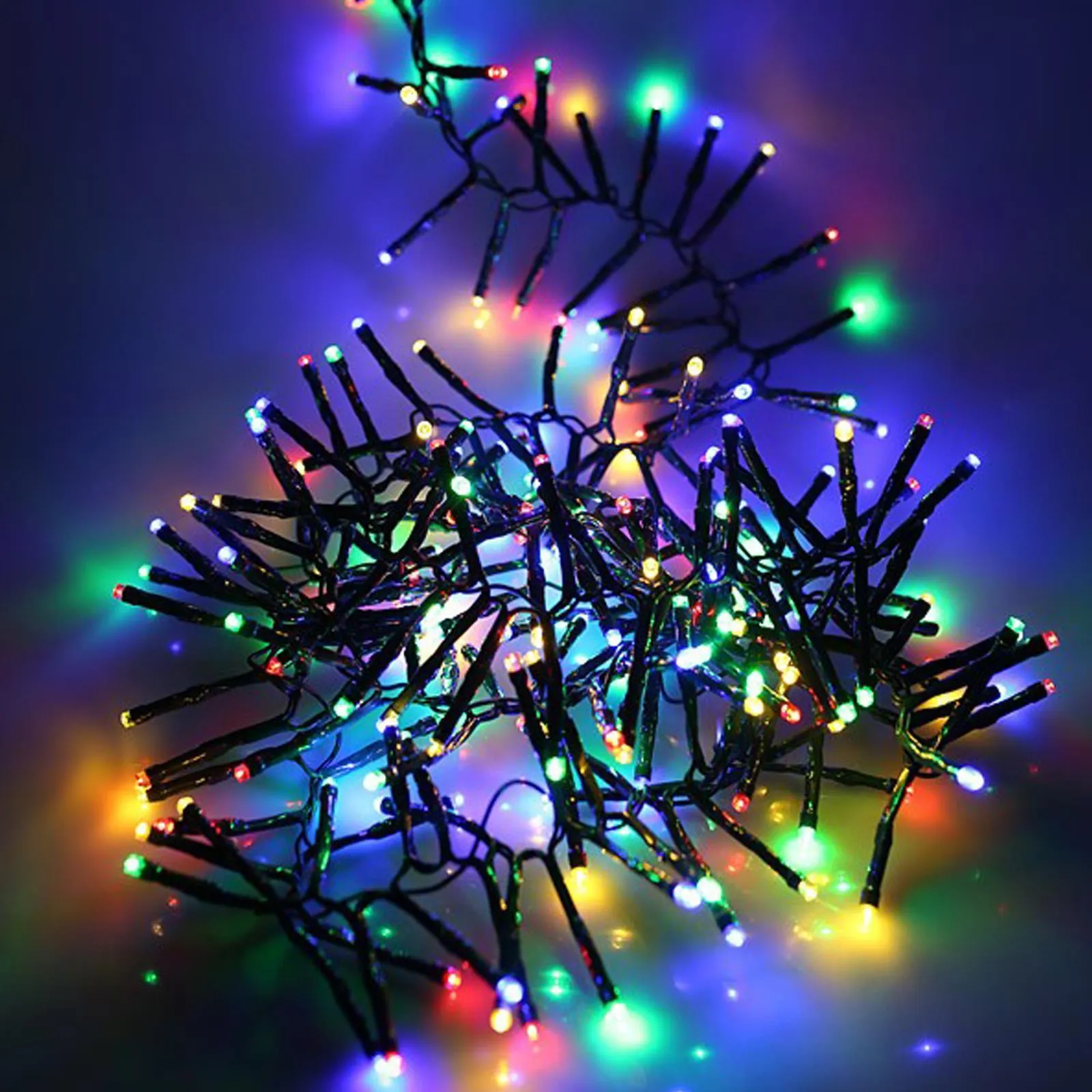 AMOS 2000 LED Cluster 26m Fairy Lights Indoor Outdoor Christmas Tree House Decoration