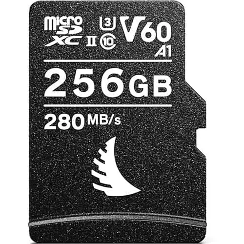 Angelbird AV PRO 256GB microSDXC UHS-II 280MB/s Memory Card with SD Adapter - V60