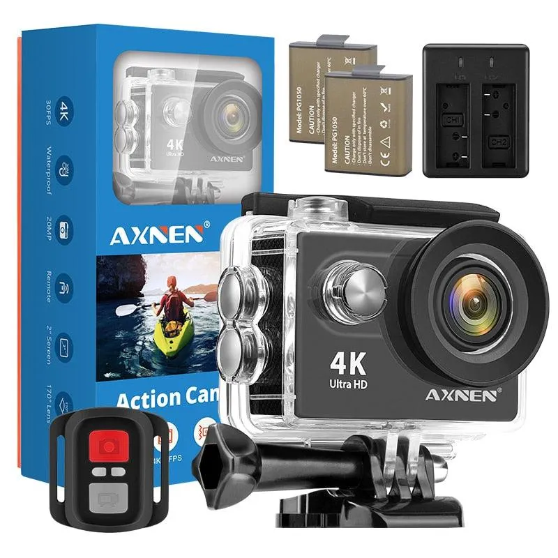 Axnen Action Camera H9R 1080P 60PFS Sports Cam