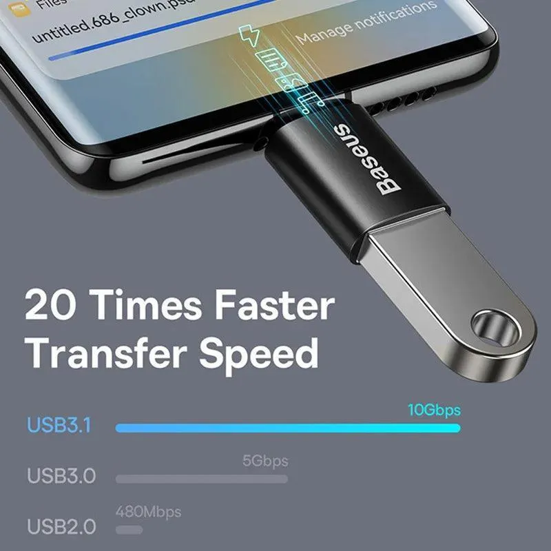 Baseus USB-C Adapter for Fast Data Transfer and Universal Device Connectivity