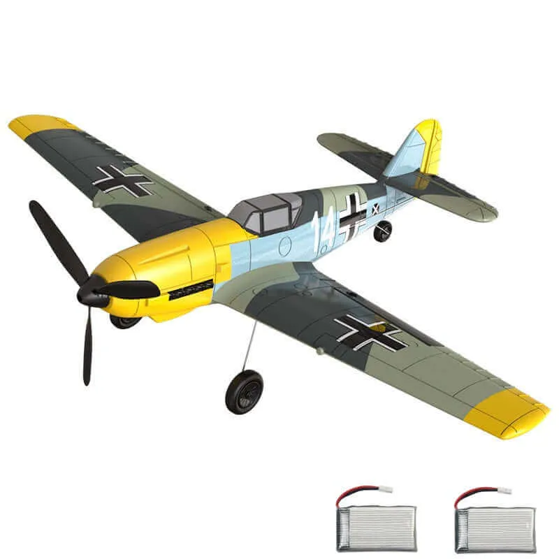 BF109 Warbird RC Plane, 2.4GHz 4CH 400mm Wingspan - Aerobatics & XPilot EPP RTF