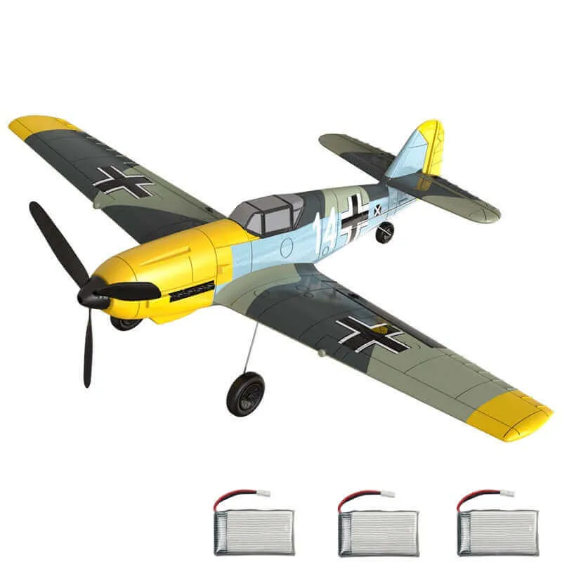 BF109 Warbird RC Plane, 2.4GHz 4CH 400mm Wingspan - Aerobatics & XPilot EPP RTF