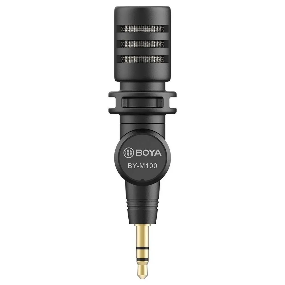 BOYA BY-M100 Plug & Play Microphone (3.5mm) for DSLR, Camcorder & Recorder