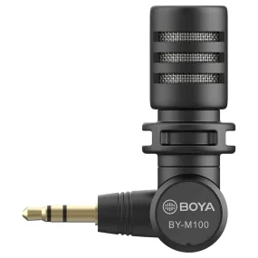 BOYA BY-M100 Plug & Play Microphone (3.5mm) for DSLR, Camcorder & Recorder