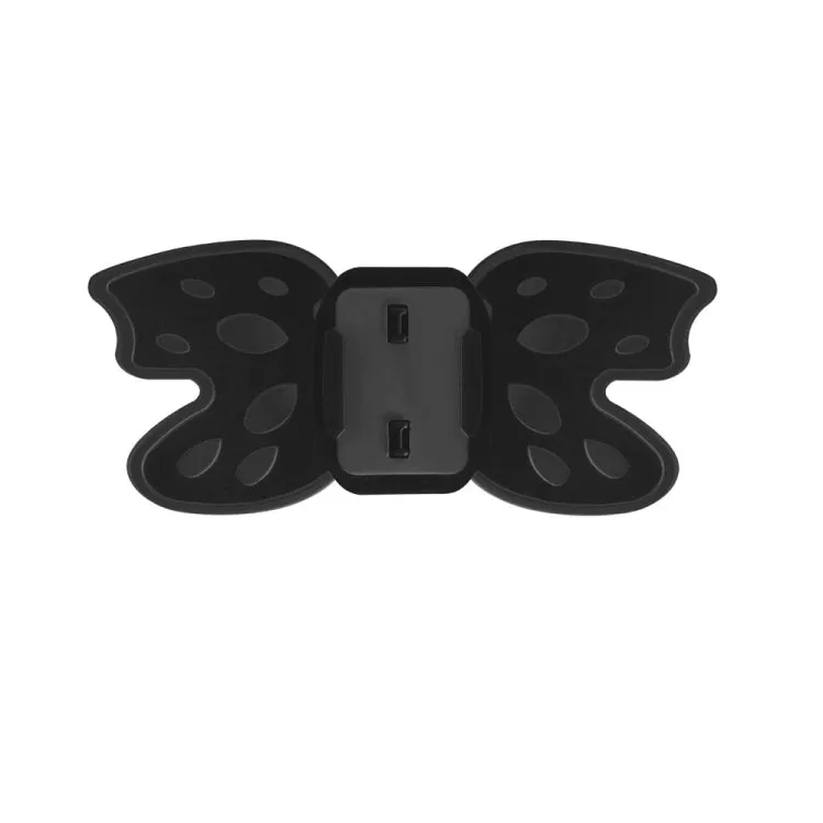 Butterfly Helmet Mount Adapter for GoPro, Insta360, DJI and Other Action Cameras(Black)