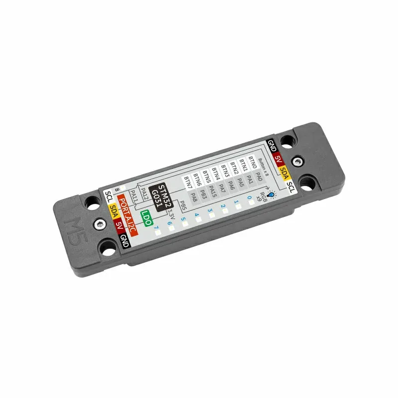 Byte Button Unit with 8x Buttons (STM32G031)