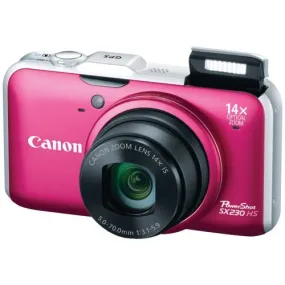 Canon Powershot SX230 HS Digital Camera (Red)