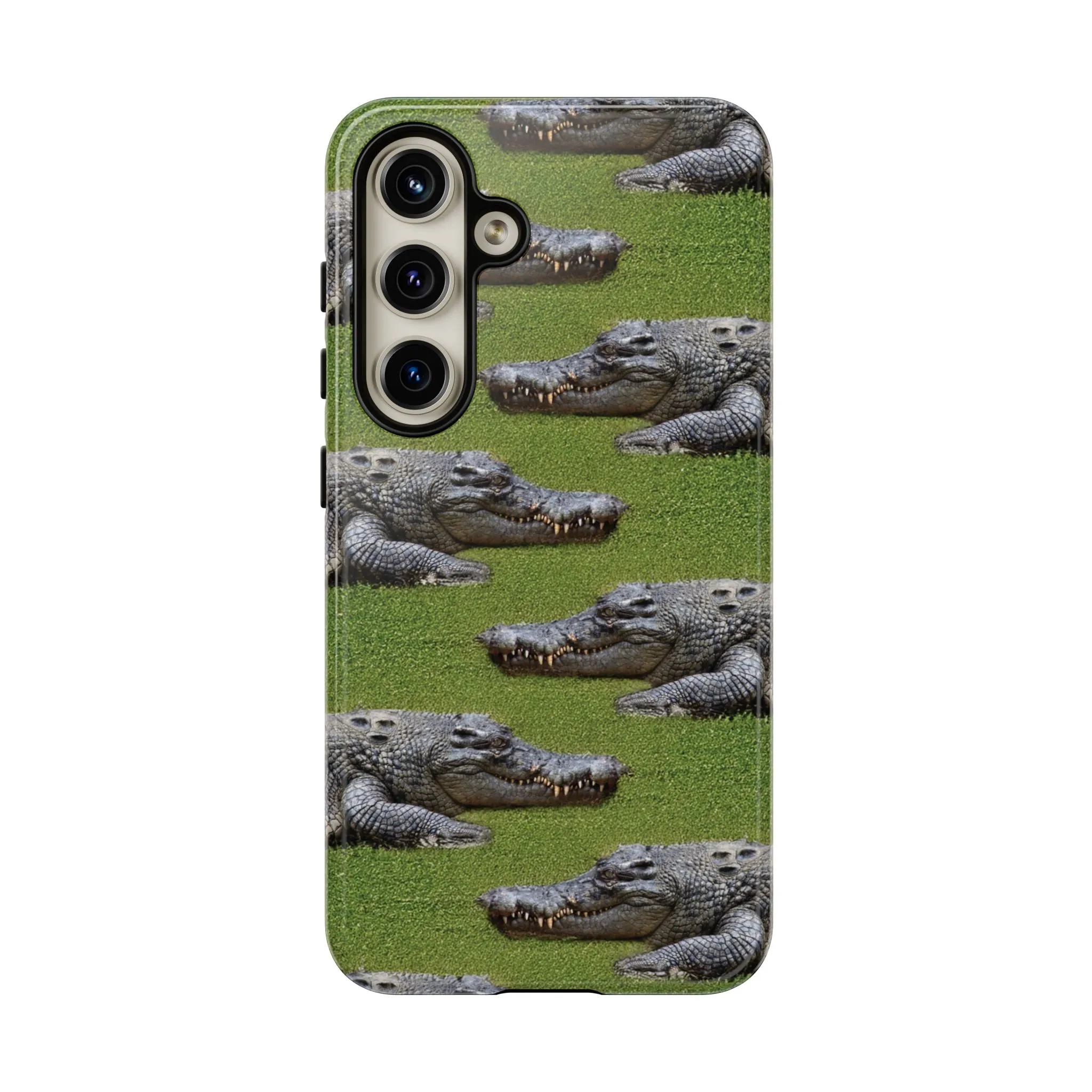 Crocodile Tough Phone Case Cover - Durable Protection with Reptile Style