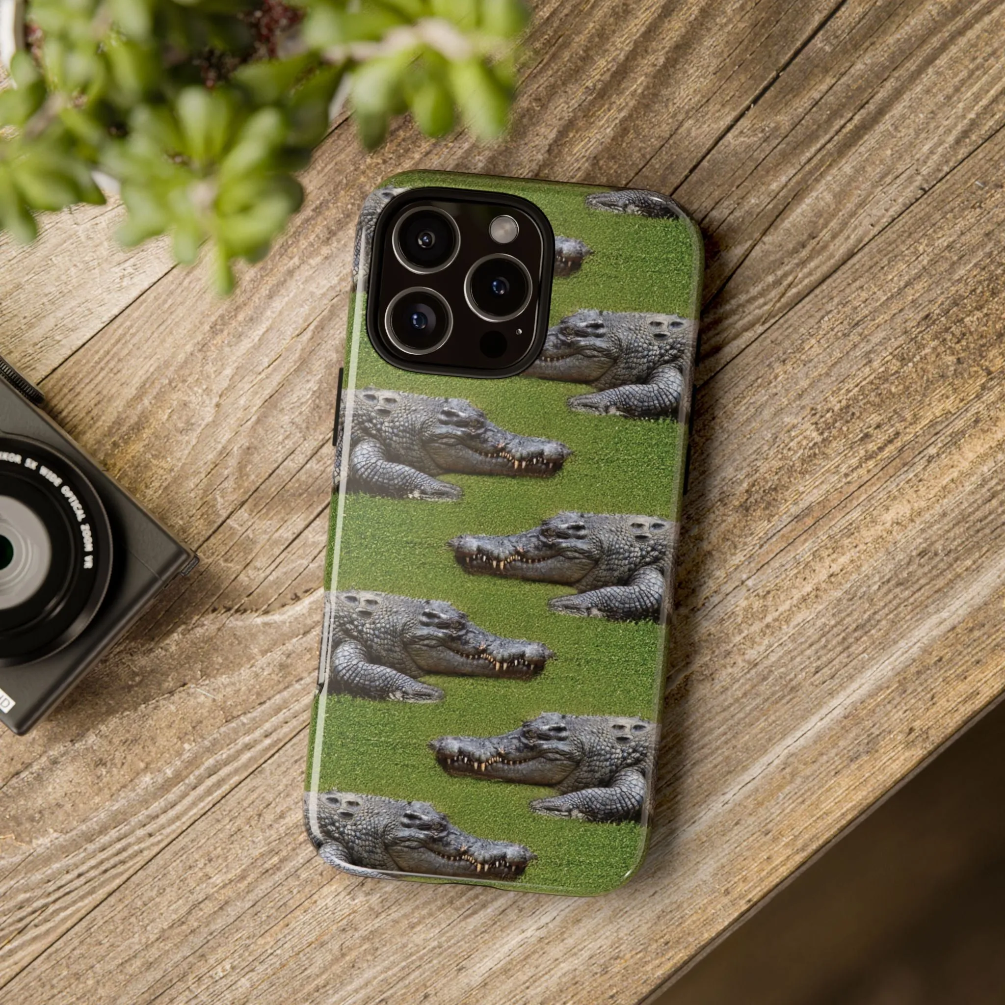 Crocodile Tough Phone Case Cover - Durable Protection with Reptile Style