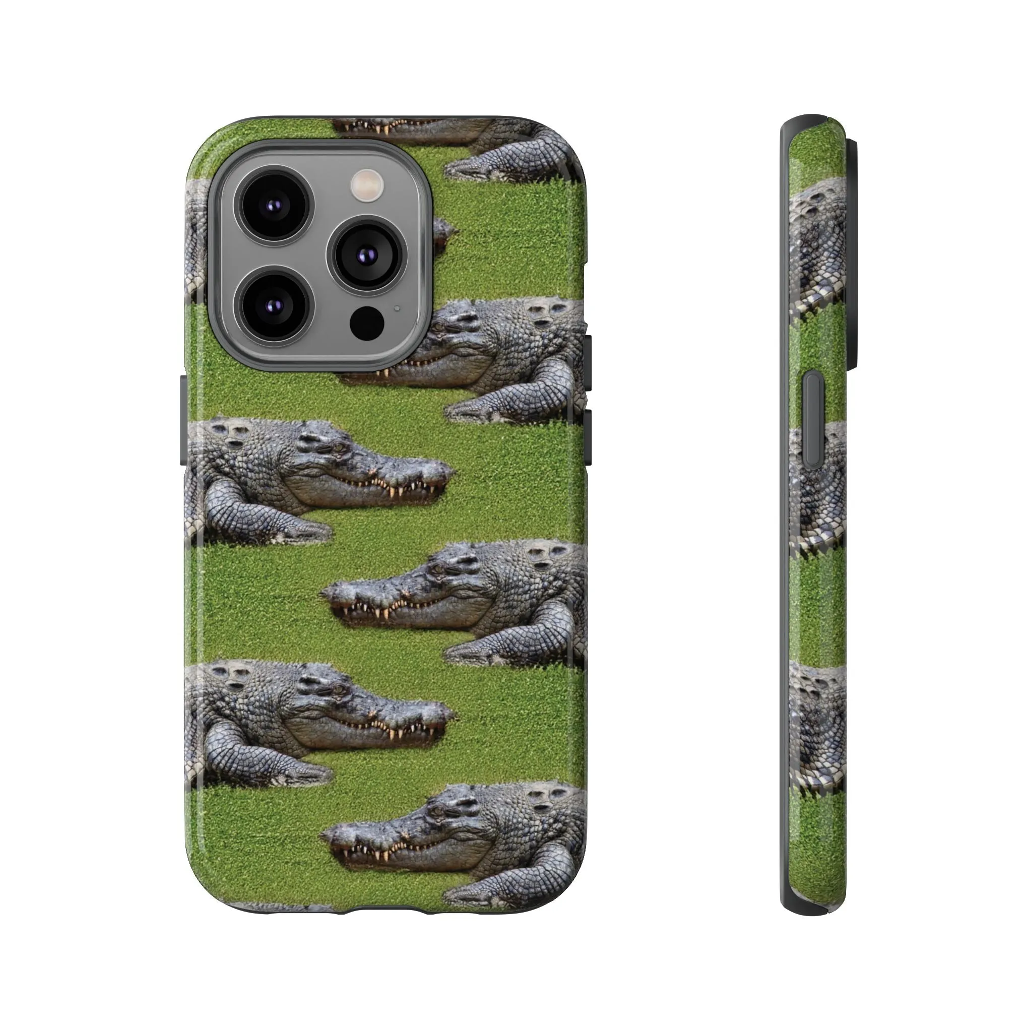 Crocodile Tough Phone Case Cover - Durable Protection with Reptile Style