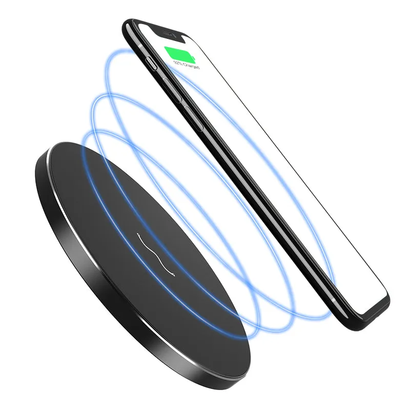 FLOVEME Qi Wireless Charger for Samsung S9 S8 plus S7 edge 10W Fast Wireless Charging Charger for iPhone X 8 8 plus Chargers Pad