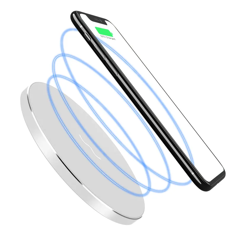 FLOVEME Qi Wireless Charger for Samsung S9 S8 plus S7 edge 10W Fast Wireless Charging Charger for iPhone X 8 8 plus Chargers Pad