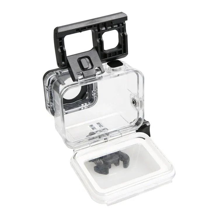 For GoPro  NEW HERO /HERO6  /5 Touch Screen 45m Waterproof Housing Protective Case with Buckle Basic Mount & Screw, No Need to Remove Lens