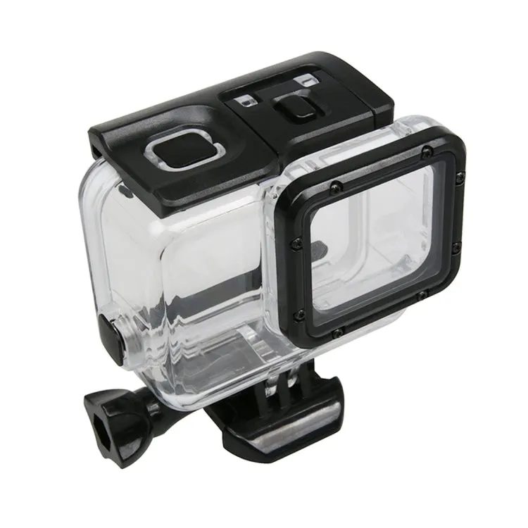 For GoPro  NEW HERO /HERO6  /5 Touch Screen 45m Waterproof Housing Protective Case with Buckle Basic Mount & Screw, No Need to Remove Lens