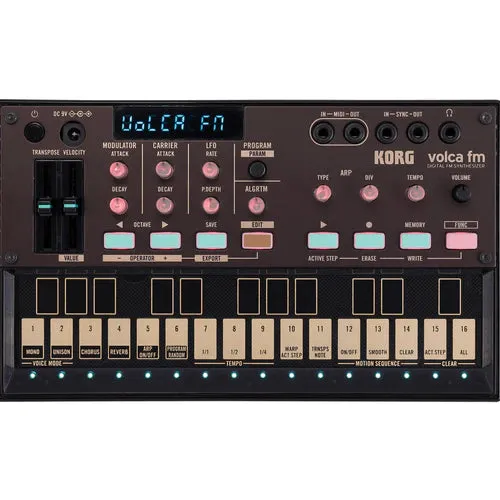 Korg VOLCAFM2 Volca FM2 Digital FM Synthesizer with Sequencer