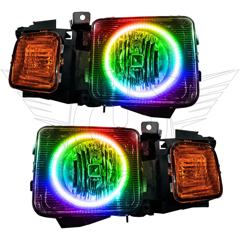 ORACLE Lighting 2006-2010 Hummer H3 Pre-Assembled Headlights - Dynamic ColorSHIFT