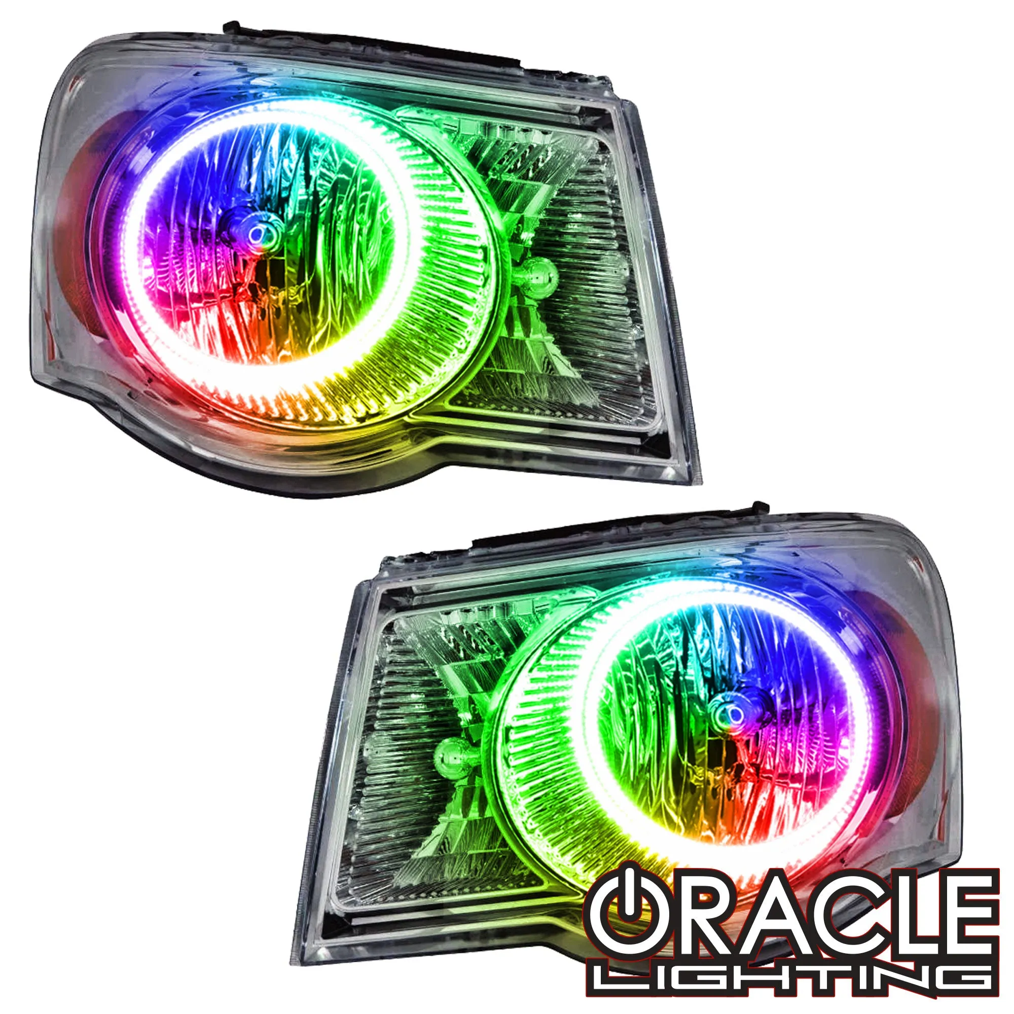 ORACLE Lighting 2007-2009 Chrysler Aspen Pre-Assembled Headlights - Dynamic ColorSHIFT