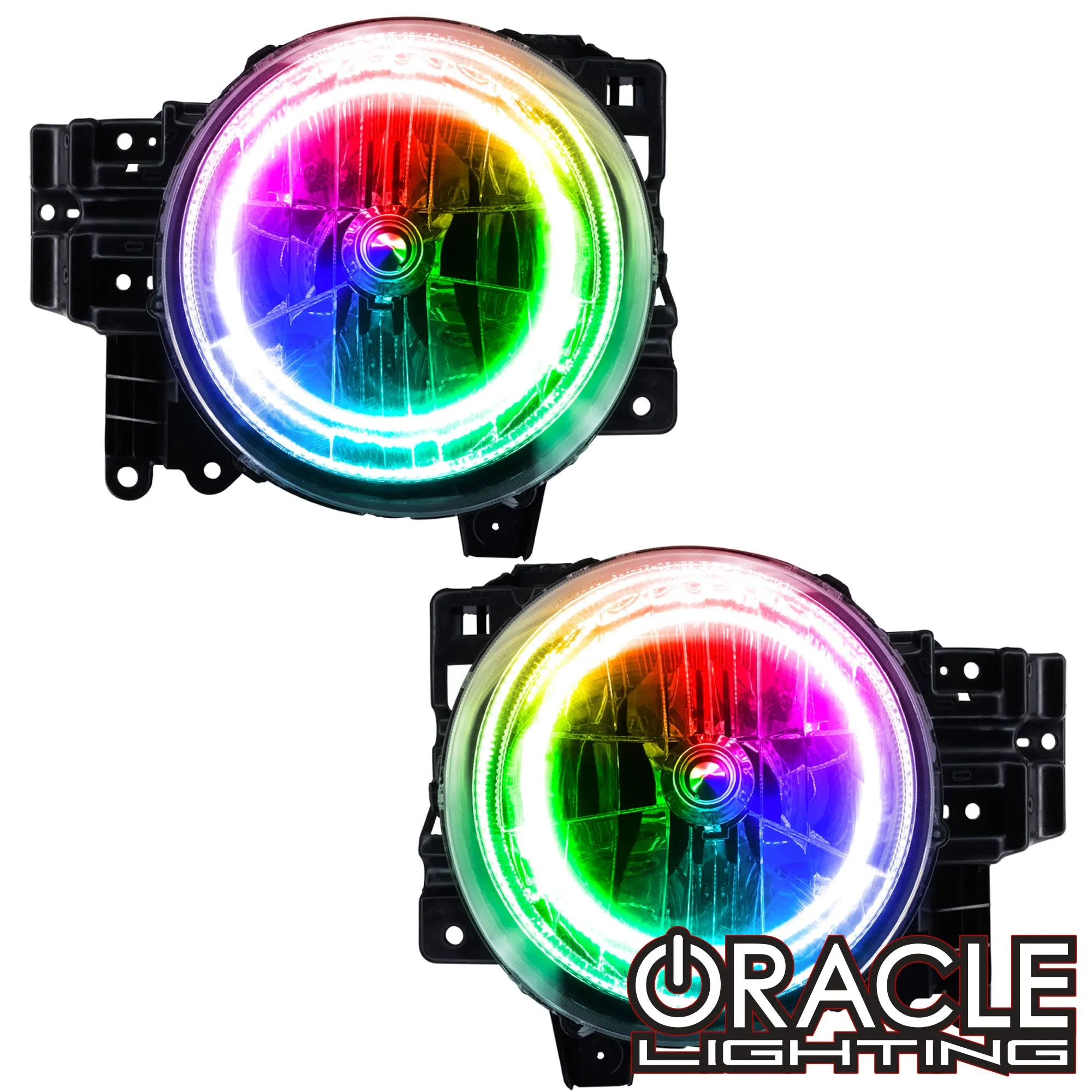 ORACLE Lighting 2007-2014 Toyota FJ Cruiser Pre-Assembled Headlights - Dynamic ColorSHIFT