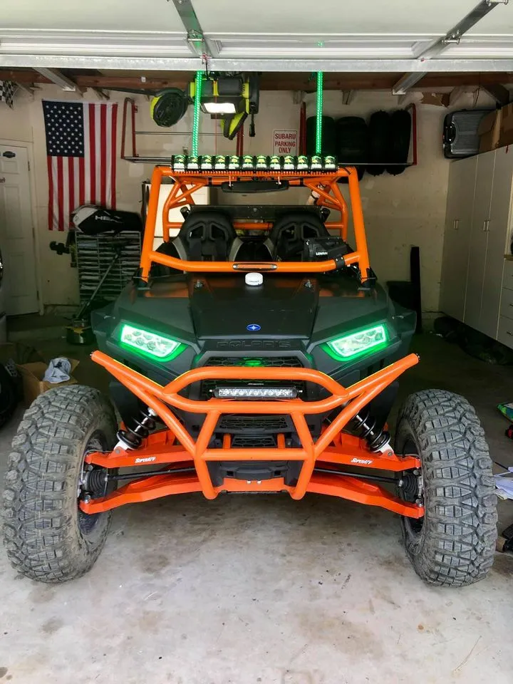 ORACLE Lighting 2014-2023 Polaris RZR 900 / 1000 Turbo Dynamic ColorSHIFT RGB A Surface Mount Headlight Halo Kit