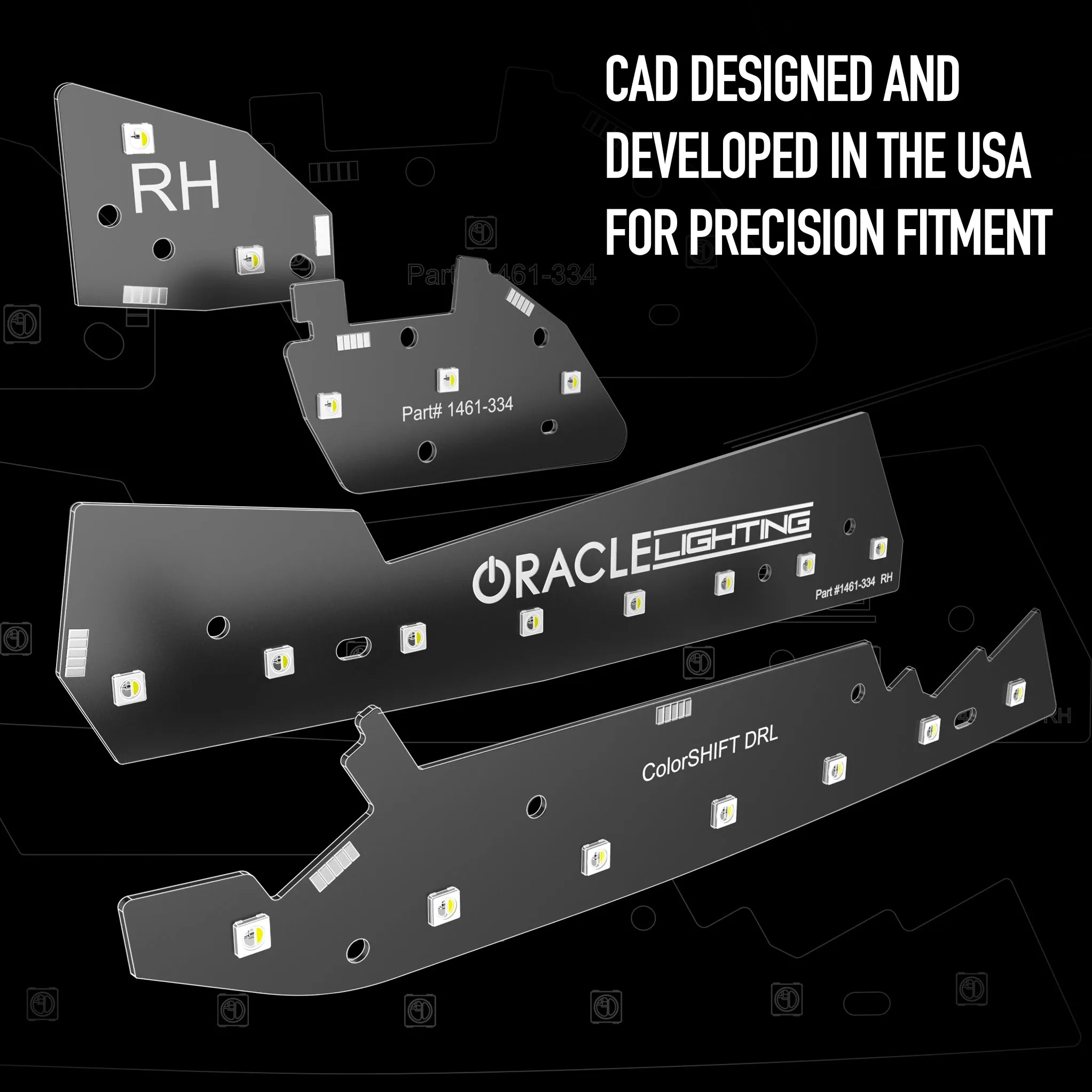 ORACLE Lighting 2018-2021 Toyota Tundra Dynamic ColorSHIFT Headlight DRL Upgrade Kit