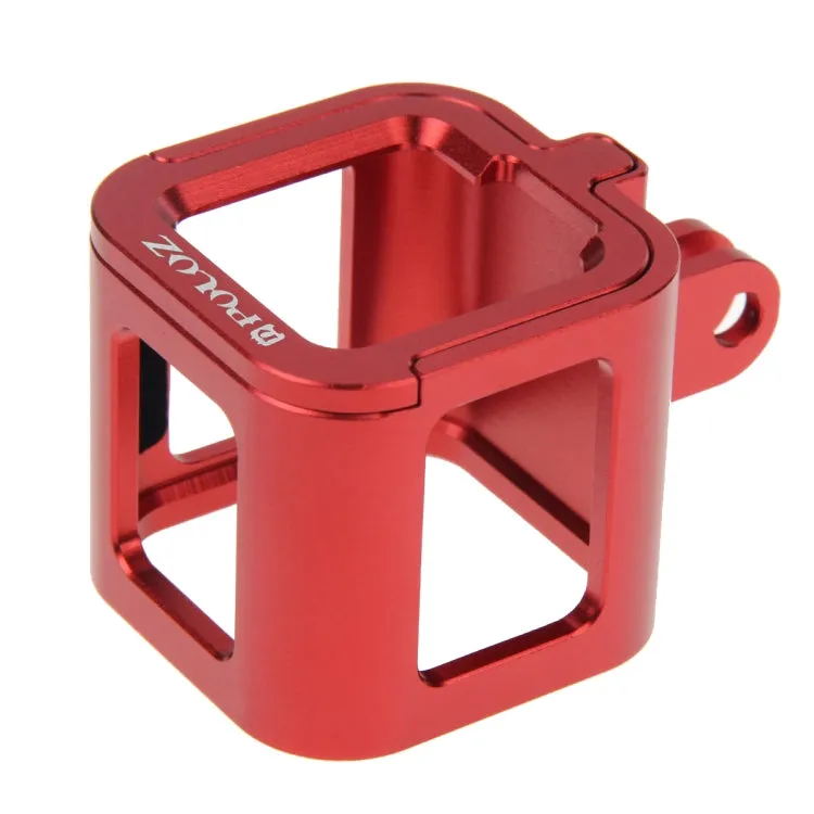 PULUZ Housing Shell CNC Aluminum Alloy Protective Cage with Insurance Frame for GoPro HERO5 Session /HERO4 Session /HERO Session(Red)