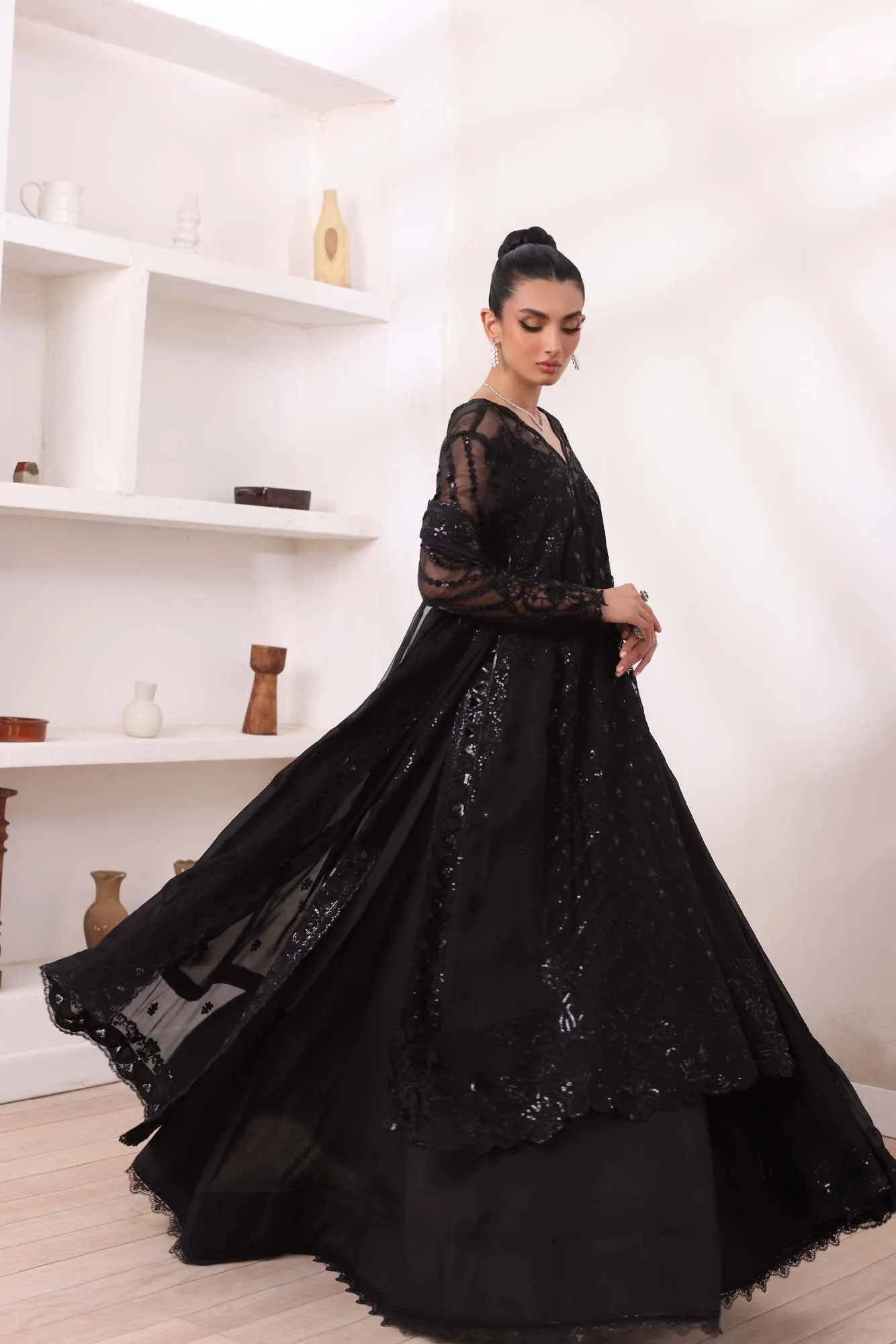 Saadia Asad Noor Chiffon De Luxe Luxury Formals – D4