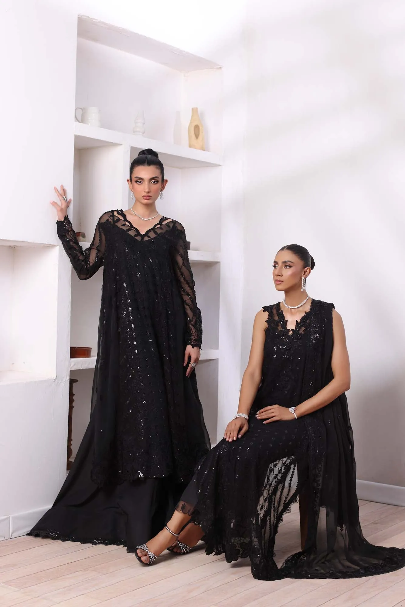 Saadia Asad Noor Chiffon De Luxe Luxury Formals – D4