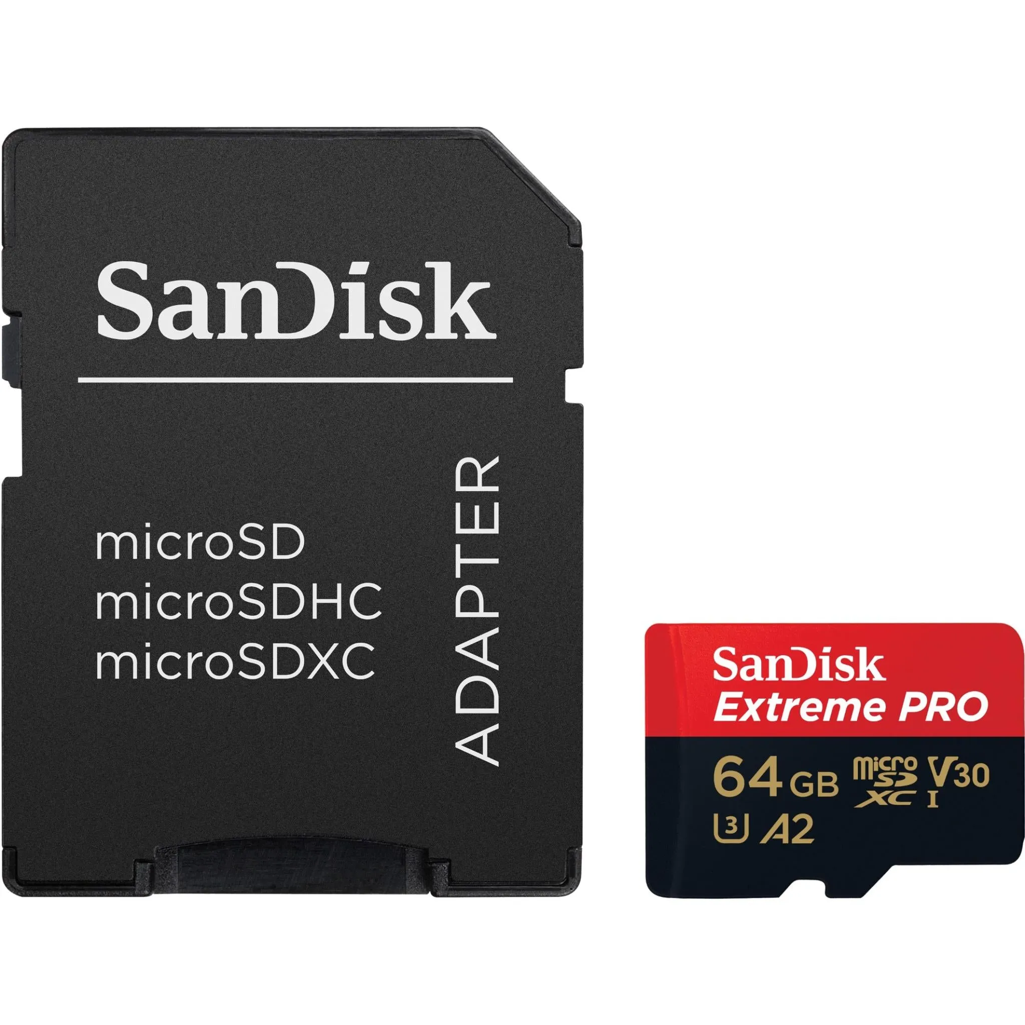 SanDisk Extreme PRO microSDXC 64GB 200MB/s Memory Card [2022]