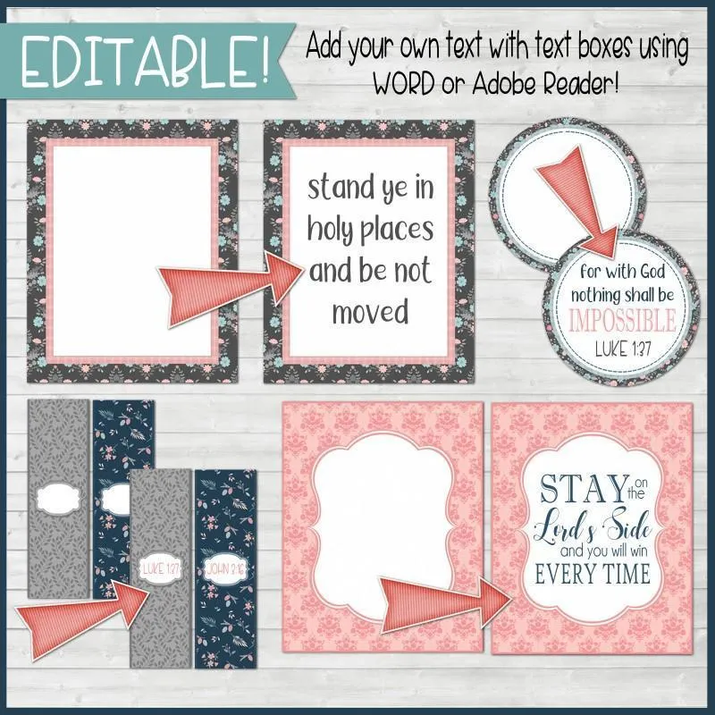 Sunday Lesson Kit BUNDLE A (Kits 1, 2 & 3} PRINTABLE