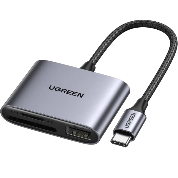 UGREEN 3-in-1 USB C SD Card Reader