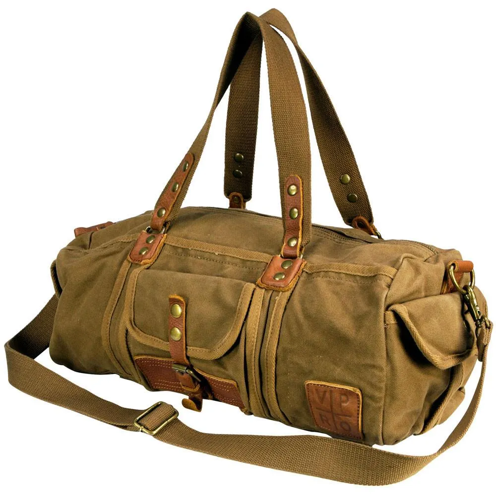 Viparo Khaki Brown Theo Bag