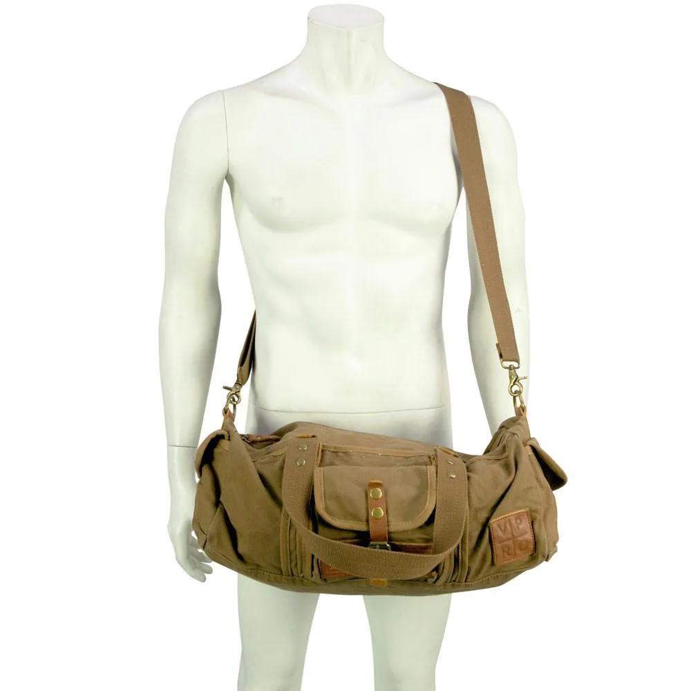 Viparo Khaki Brown Theo Bag