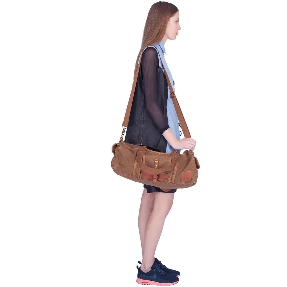 Viparo Khaki Brown Theo Bag