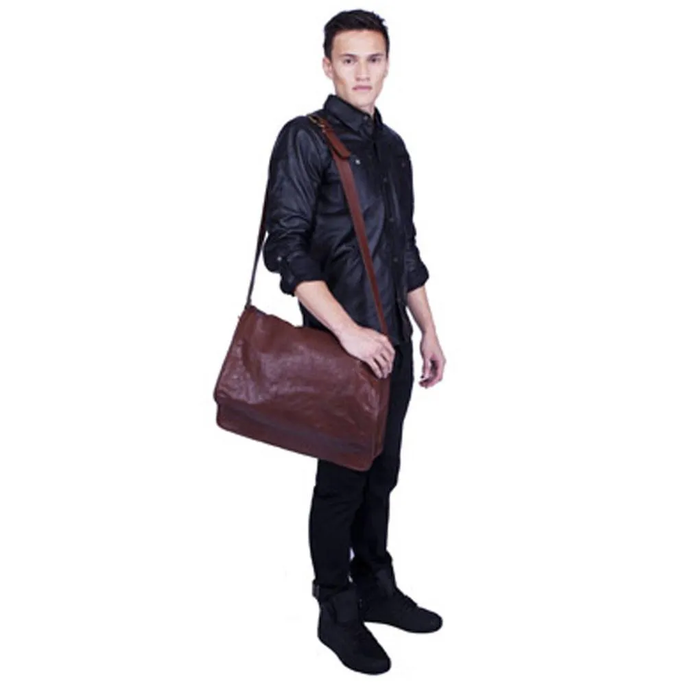 Viparo Tan 17" Jackson Bag