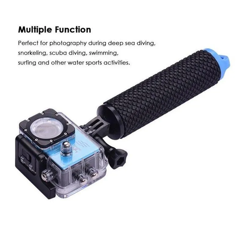 Waterproof Floating Hand Grip Monopod GoPro Hero 8 7 6 5 4 Session Yi 4K Sjcam Eken Action Cameras Accessory