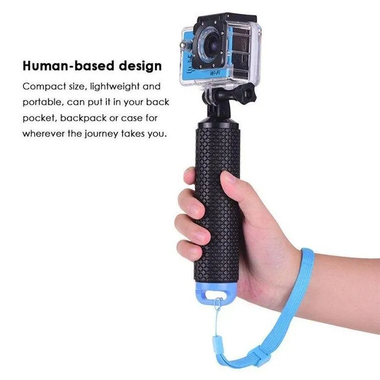 Waterproof Floating Hand Grip Monopod GoPro Hero 8 7 6 5 4 Session Yi 4K Sjcam Eken Action Cameras Accessory