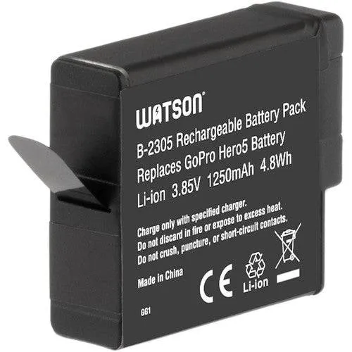 Watson Rechargeable Battery for HERO7/6/5 Black &amp; HERO 2018