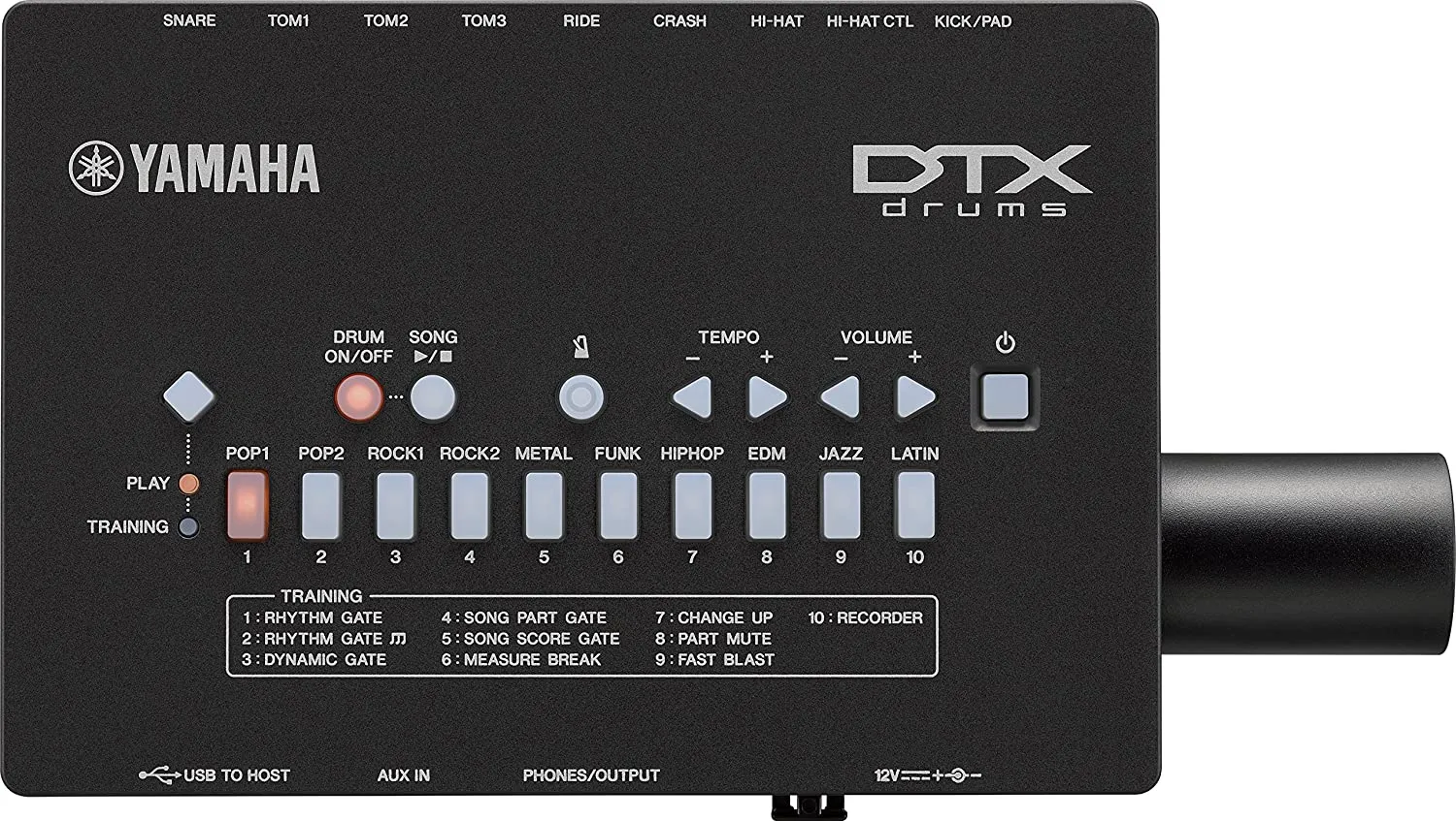 Yamaha Electronic Drum Set, DTX452K